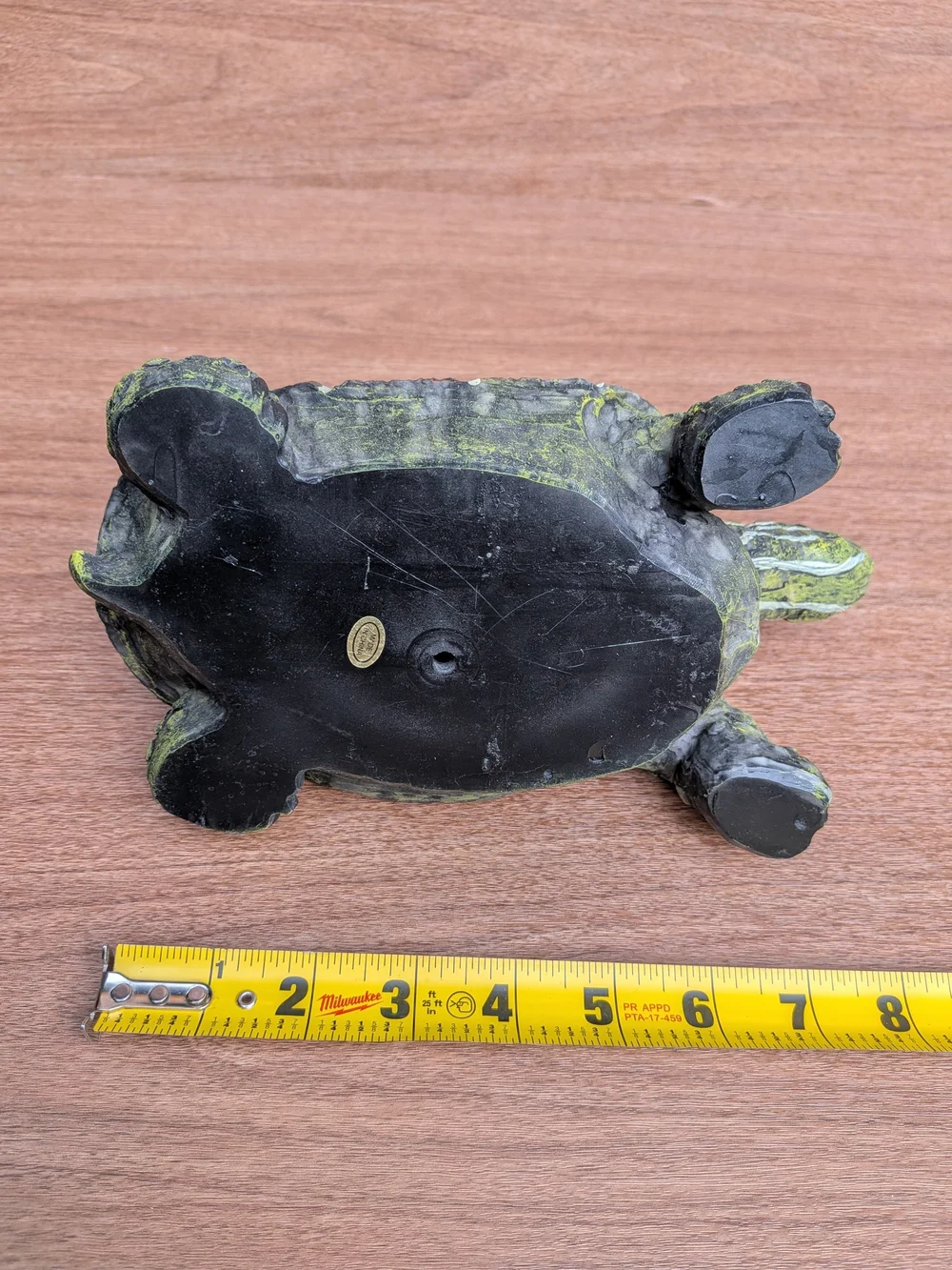 Realistic Turtle Figurine 8” Rustic Woodland Coastal Nature Cottage Decor